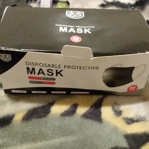 Black Disposable Protective Masks